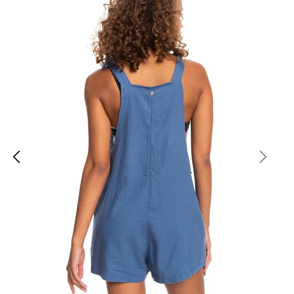 NWT Roxy Silver Sky Woven Romper - Picture 4 of 10
